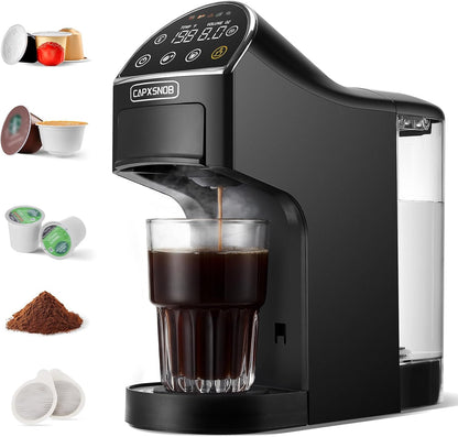 Magician2 Mini Coffee Maker compatible with Keurig K Cup, Nespresso Original, Dolce Gusto, ESE Pods | LED Touchscreen, Customizable Brewing, 20 Bar, 42 oz | Espresso Coffee Machine for Home & Office
