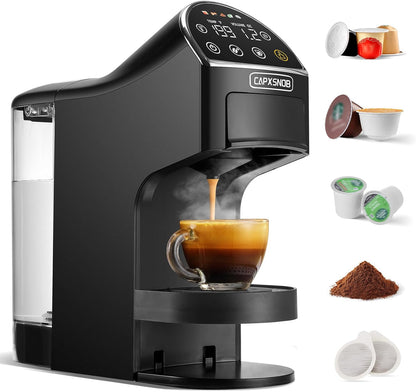 Magician2 Mini Coffee Maker compatible with Keurig K Cup, Nespresso Original, Dolce Gusto, ESE Pods | LED Touchscreen, Customizable Brewing, 20 Bar, 42 oz | Espresso Coffee Machine for Home & Office