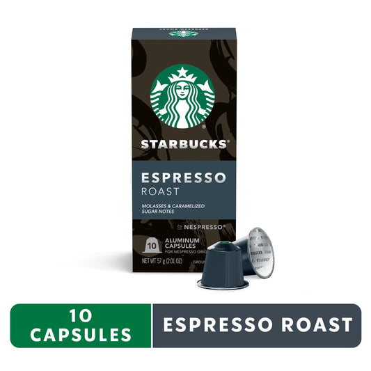 Espresso Roast, Nespresso Original Capsules, 10 Count